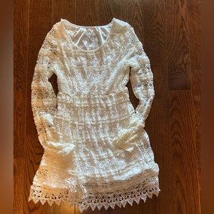 Crochet babydoll dress no tags